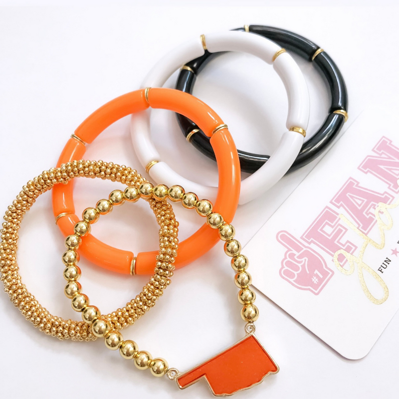 Gold Beaded Bracelet | Beaded Stackable Bracelet | Gold Beaded Stretch  Bracelet | Popular Beaded Bracelet | B014 – beaucoup de beads