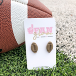 Our GameDay Tam Clay Co Blue + White Collection features five collectable styles, it's the perfect way to add team color and a fun pop of print to your gameday attire.  Be the talk of the stands when you arrive wearing these stunning, one-of-a-kind pieces of Glam ear art - collect all five, your jewelry box will love you for it!
