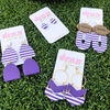 Get ready for this weeks game with our Tam Clay Co Purple Collection!  It's the perfect way to add a pop of color to your game day attire.  Be the talk of the stands when you arrive wearing these stunning, one-of-a-kind pieces of Glam ear art - collect all four, your jewelry box will love you for it!