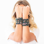 Game Day Roll-On® Bracelets Green + Gold