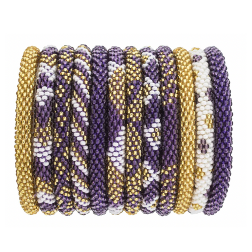 Purple 2025 gold bracelet