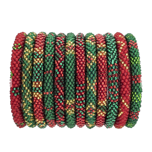 What better way to get in the holiday spirit than by sporting a stack of your favorite holiday colors? Our Game Day Roll-On® Bracelets will pair perfectly with all your favorite holiday glam this year.