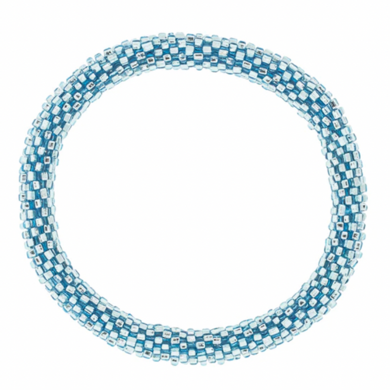 Stia Aqua Chalcedony (March) Birthstone Bracelet: Precious Accents, Ltd.