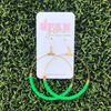 Our Erika hoop earrings are a #1 fan favorite.  Colorful yet playful, you will make a bold statement with these featherweight hoops when cheering in the stands.