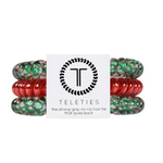 TELETIES - CANDY CANE KISSES  Hold your hair and enhance your holiday style with TELETIES. The strong grip, no rip hair tie that doubles as a bracelet. Strong, pretty and stylish, TELETIES are designed to withstand everyday demands while taking your look to the next level.