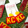 My new favorite Game Day go-to!  Our Game Day Kansas City Glitter Glam Earrings are the perfect pop of color + sparkle for game time! Super lightweight and comfortable, you'll forget you have them on.