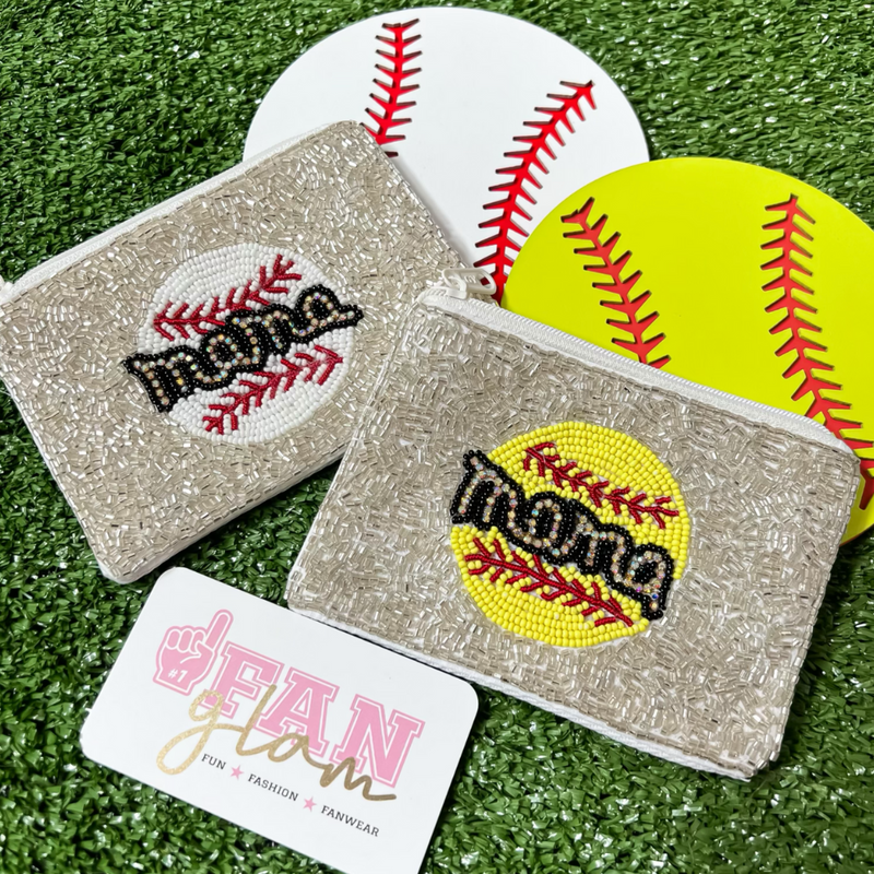 Softball coin purse discount