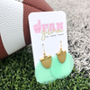 Amp up your summer fashion with a fun pop of color action!  With 10 bright colors to choose from, our Mod Round Jelly earrings are the perfect way to modernize your GameDay style. 