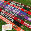 We all know home is where the heart is.  But for some, home is where sports take them.  For all the coach's wives that support their families both on and off the field our Mrs. Coach sports ball bag strap was designed with you in mind.  