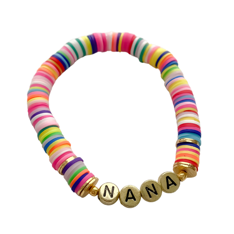 Nana...  Mimi...  Yaya...  Gram...  You've heard it all, but now you can show off your chic Grandma status in style with your very own custom bracelet.