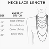 Necklace Length Size Chart