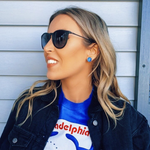 Our GameDay Circle Stud Earrings are the perfect pop of color for game time and a fun substitute for your everyday earrings!