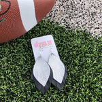 Support your favorite teams by creating the perfect Gameday Duo!   Our 2-color leather combo earrings are perfect to coordinate with your tailgate ensemble.  Custom design your favorite team combo with multiple sizes and colors to choose from.