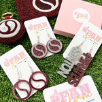 Our Game Day Glitter Glam Sinton Pirates Logo Dangle Collection is the perfect pop of color + glam for game time! Show off your Pirate pride while sporting your favorite teams colors.