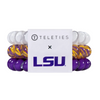 TELETIES - LSU  On Gameday, hold your hair and enhance your style with TELETIES. The strong grip, no rip hair tie that doubles as a bracelet. Strong, pretty and stylish, TELETIES are designed to withstand everyday demands while taking your Gameday look to the next level.