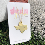 Show your Texas state pride when wearing the one and only Lone Star State necklace.  Everyone will know your heart belongs in Texas.