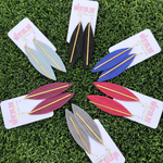 Stylish and Chic our Palm Branch Textured Stix is a great Day-To-GameDay style.  Available in eleven rich color-ways all featuring a gold brass bar.  Mix and match your favorite team colors. 