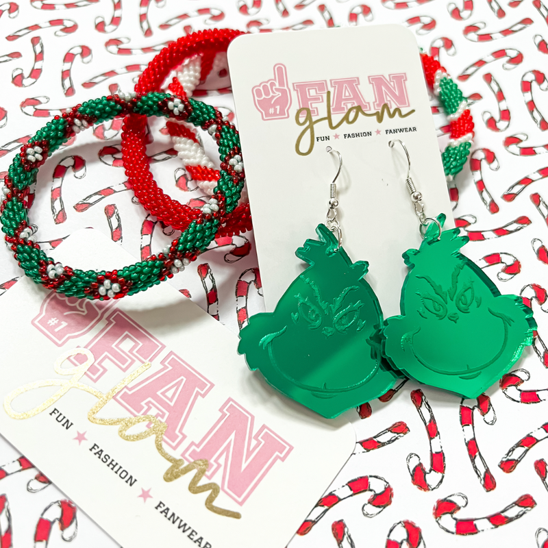 Feelin' a little Grinchy this year?!   Well, good... You'll also be ON TREND!    Our new Mean One Holiday Collection will add a little holiday spirit and cheer to all your festivities this year. 