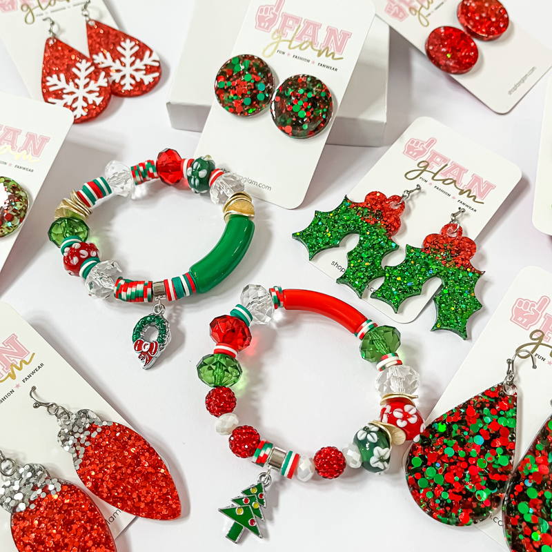 To Accompany All Your Fabulous Ugly Sweater Ensembles We Have Created The First Ugly Holiday Christmas Bracelet!  Festive, Gaudy, and Holiday Colored We Promise You Will Win The Best Ugly Bracelet Contest!  All Ugly Holiday Bracelet Will Ship Same Day!  So Order Yours Today To Get In Time For All Your Holiday Parties!