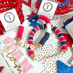 RED WHITE BLUE BRACELET COLLECTION